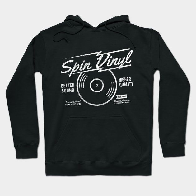 Spin Vinyl Retro Record Hoodie by NativeGrit